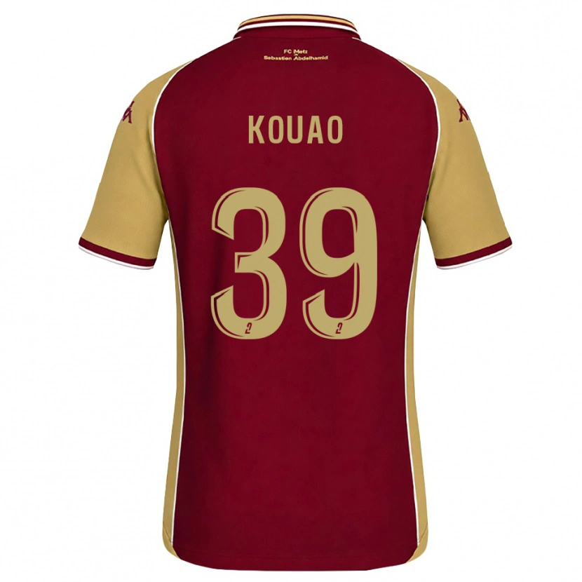 Danxen Kobiety Koffi Kouao #39 Złoty Ciemnoczerwony Domowa Koszulka 2026/27 Koszulki Klubowe