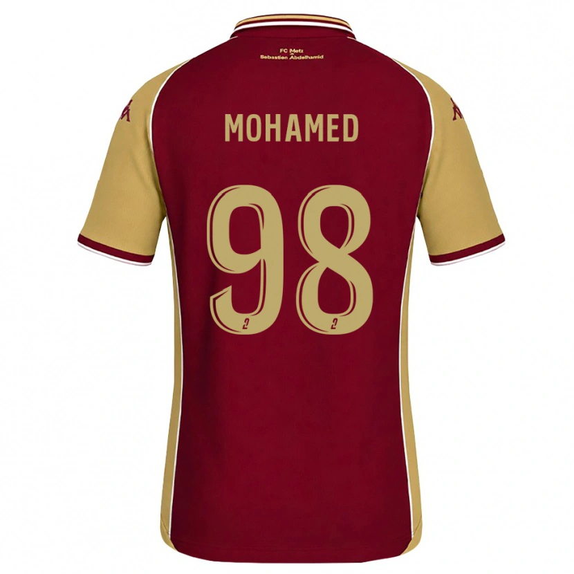 Danxen Kobiety Idris Mohamed #98 Złoty Ciemnoczerwony Domowa Koszulka 2026/27 Koszulki Klubowe
