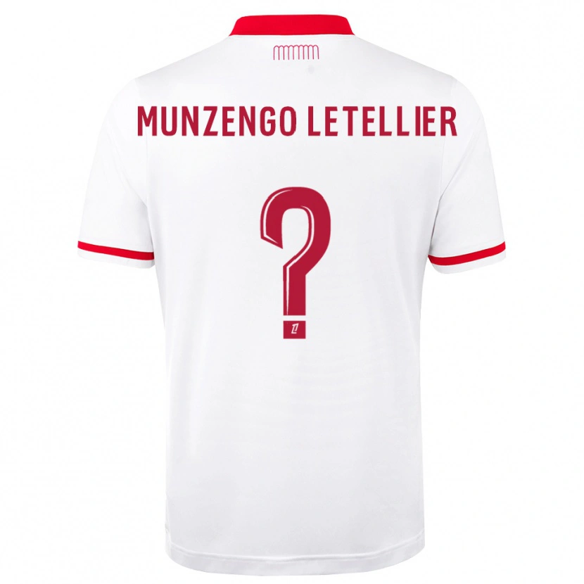 Danxen Kobiety Viany Munzengo Letellier #0 Czerwony Biały Domowa Koszulka 2026/27 Koszulki Klubowe