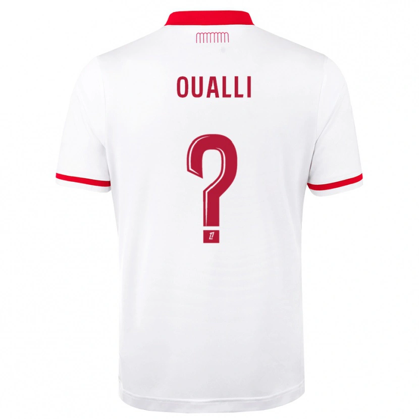 Danxen Kobiety Noam Oualli #0 Czerwony Biały Domowa Koszulka 2026/27 Koszulki Klubowe