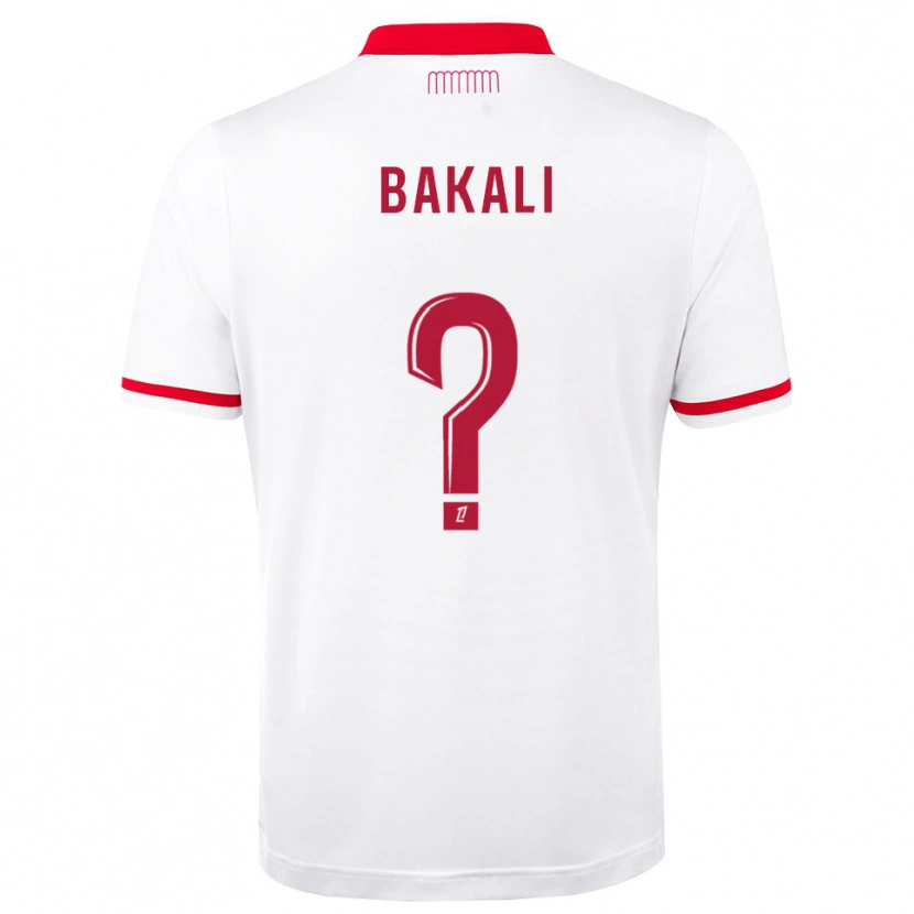 Danxen Kobiety Jonathan Bakali #0 Czerwony Biały Domowa Koszulka 2026/27 Koszulki Klubowe