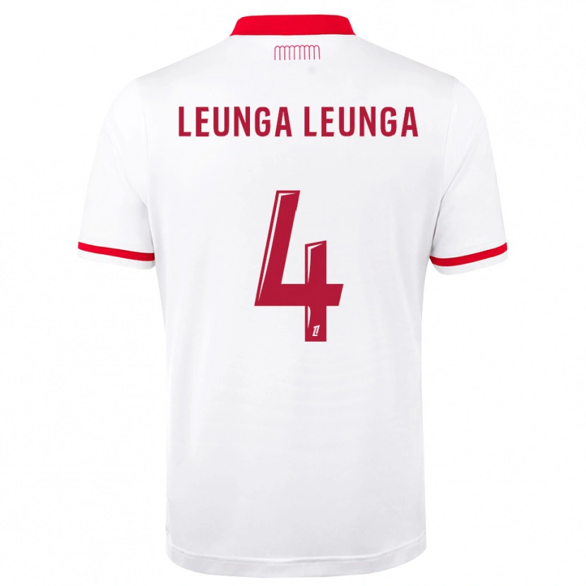 Danxen Kobiety Daryl Leunga Leunga #4 Czerwony Biały Domowa Koszulka 2026/27 Koszulki Klubowe
