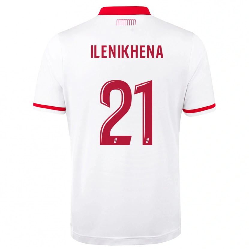 Danxen Kobiety George Ilenikhena #21 Czerwony Biały Domowa Koszulka 2026/27 Koszulki Klubowe