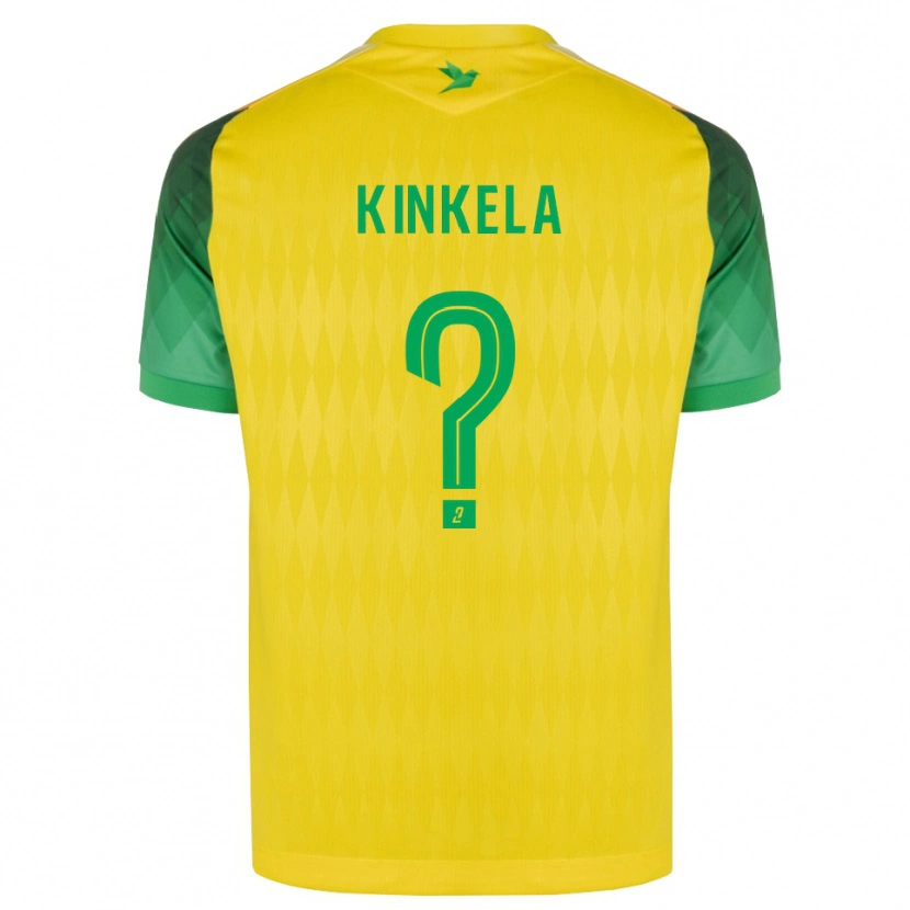 Danxen Kobiety Anthony Kinkela #0 Żółty Zielony Czerwony Domowa Koszulka 2026/27 Koszulki Klubowe