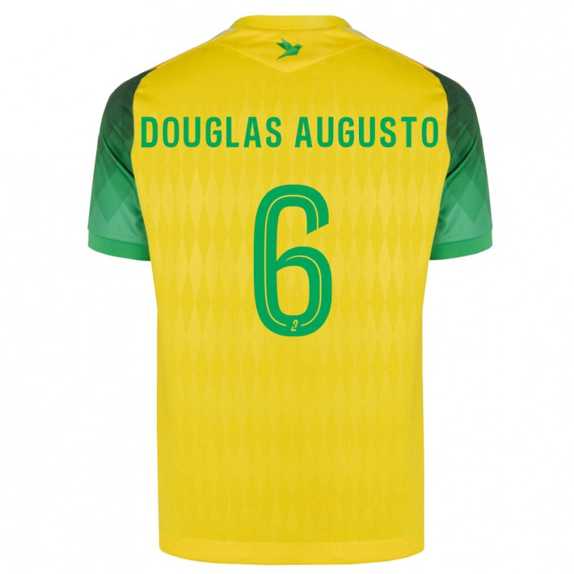 Danxen Kobiety Douglas Augusto #6 Żółty Zielony Czerwony Domowa Koszulka 2026/27 Koszulki Klubowe