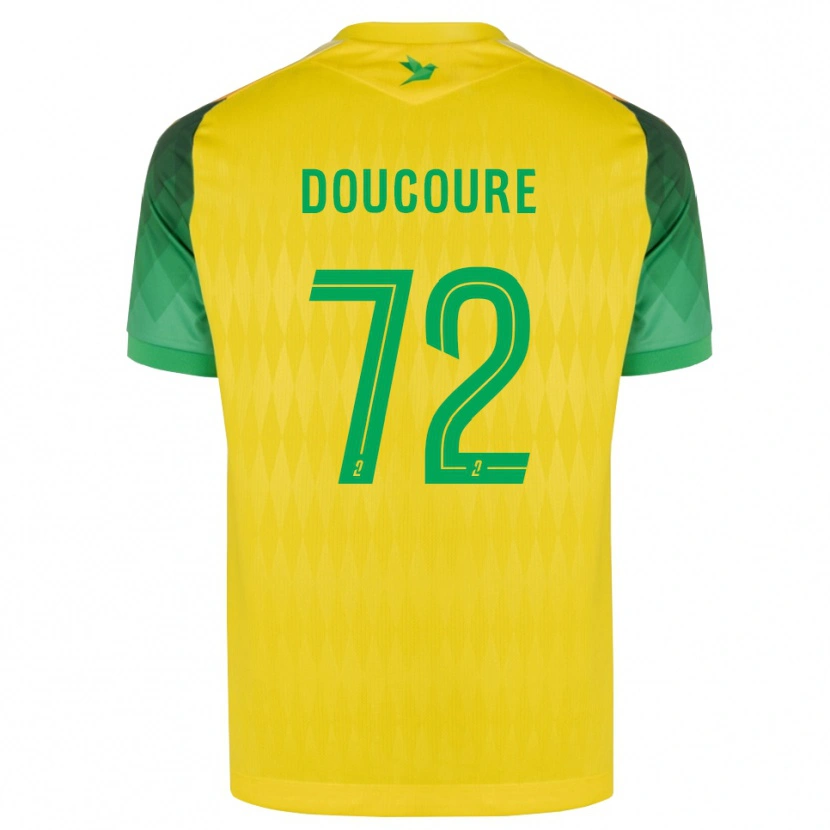 Danxen Kobiety Sékou Doucouré #72 Żółty Zielony Czerwony Domowa Koszulka 2026/27 Koszulki Klubowe
