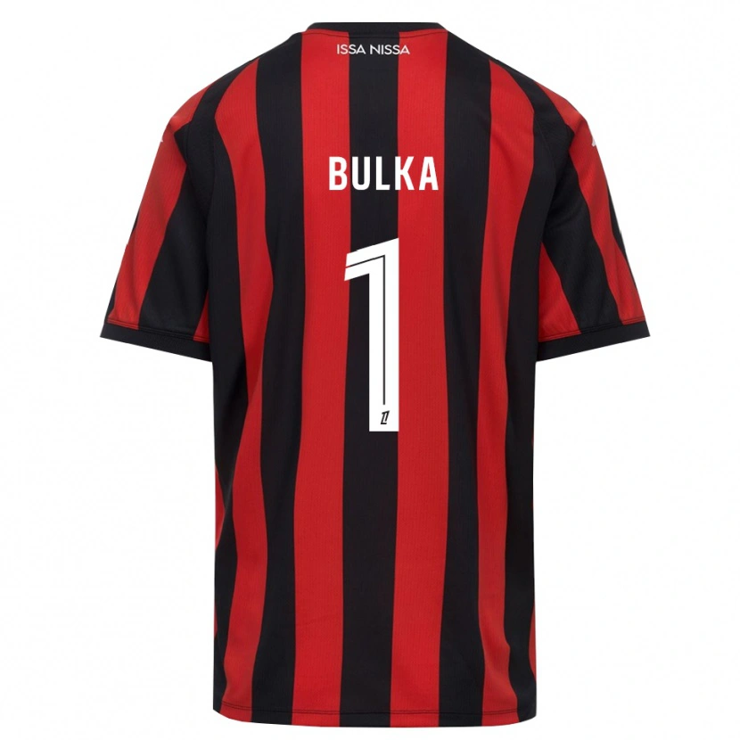 Danxen Kobiety Marcin Bulka #1 Czerwony Czarny Biały Domowa Koszulka 2026/27 Koszulki Klubowe