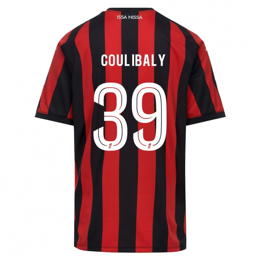 Danxen Kobiety Djibril Coulibaly #39 Czerwony Czarny Biały Domowa Koszulka 2026/27 Koszulki Klubowe