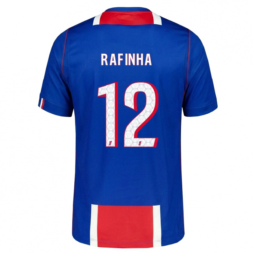 Danxen Kobiety Rafinha #12 Czerwony Biały Niebieski Domowa Koszulka 2026/27 Koszulki Klubowe