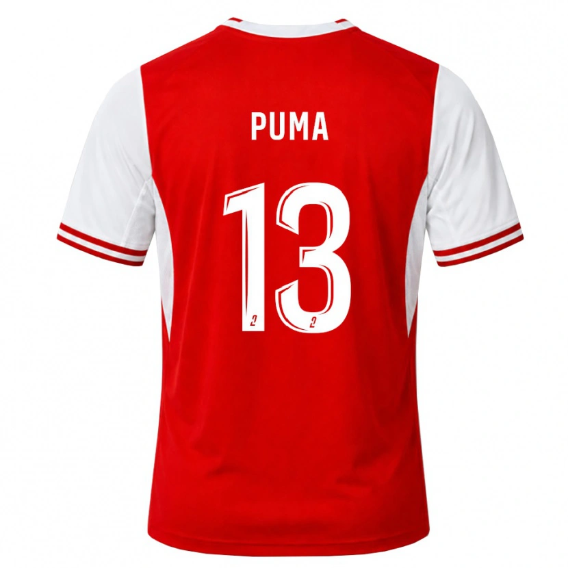 Danxen Kobiety Isaac Puma #13 Czerwony Biały Domowa Koszulka 2026/27 Koszulki Klubowe
