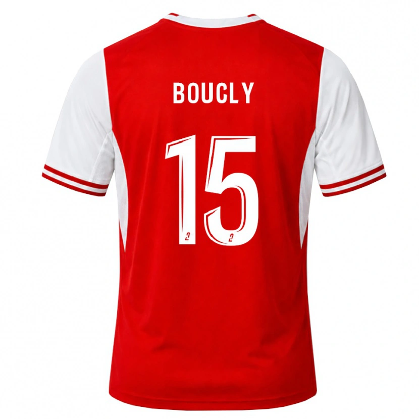 Danxen Kobiety Maïté Boucly #15 Czerwony Biały Domowa Koszulka 2026/27 Koszulki Klubowe