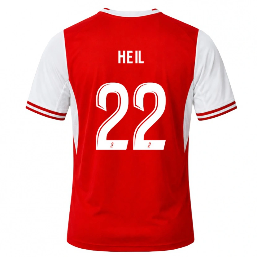 Danxen Kobiety Manon Heil #22 Czerwony Biały Domowa Koszulka 2026/27 Koszulki Klubowe