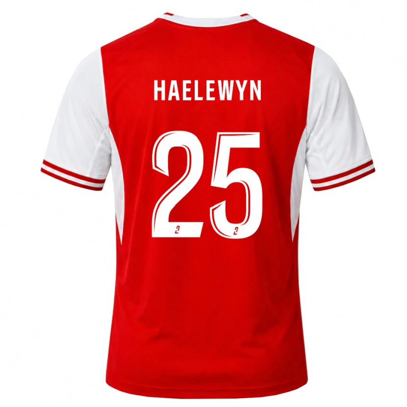 Danxen Kobiety Marion Haelewyn #25 Czerwony Biały Domowa Koszulka 2026/27 Koszulki Klubowe