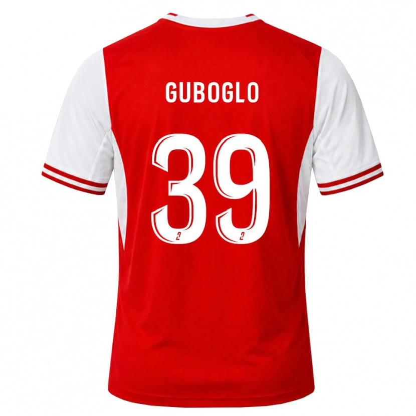 Danxen Kobiety Aleksandr Guboglo #39 Czerwony Biały Domowa Koszulka 2026/27 Koszulki Klubowe