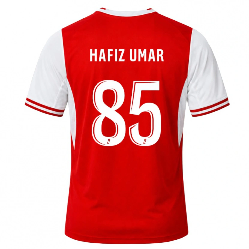 Danxen Kobiety Hafiz Umar Ibrahim #85 Czerwony Biały Domowa Koszulka 2026/27 Koszulki Klubowe