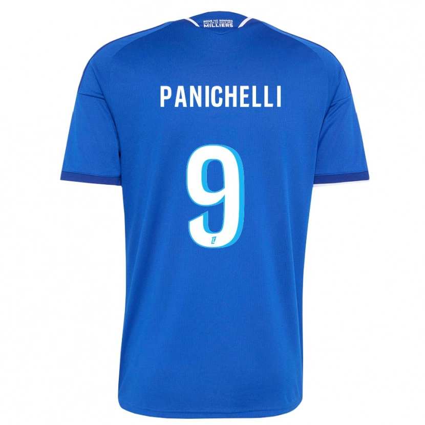 Danxen Kobiety Joaquín Panichelli #9 Królewski Niebieski Biały Domowa Koszulka 2026/27 Koszulki Klubowe