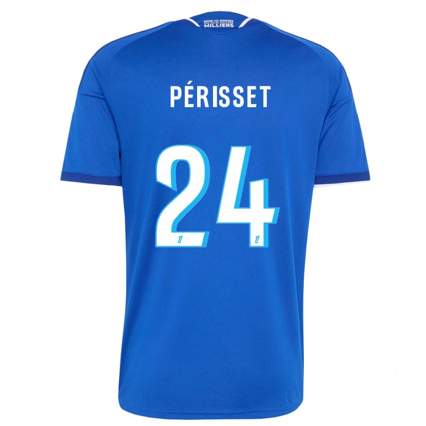 Danxen Kobiety Ève Périsset #24 Królewski Niebieski Biały Domowa Koszulka 2026/27 Koszulki Klubowe