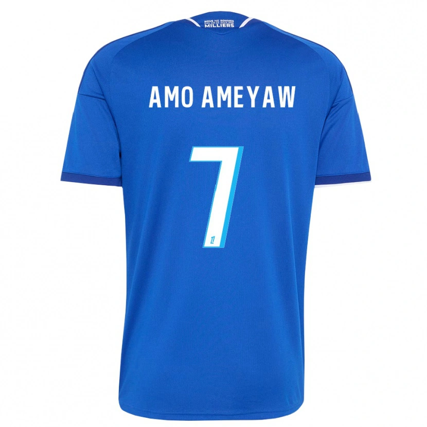 Danxen Kobiety Samuel Amo-Ameyaw #7 Królewski Niebieski Biały Domowa Koszulka 2026/27 Koszulki Klubowe