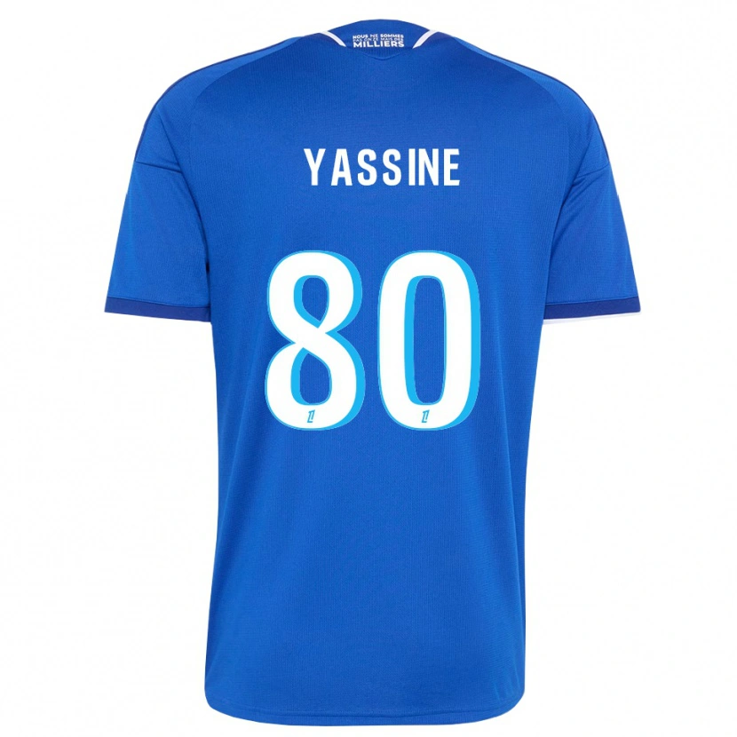 Danxen Kobiety Gessime Yassine #80 Królewski Niebieski Biały Domowa Koszulka 2026/27 Koszulki Klubowe