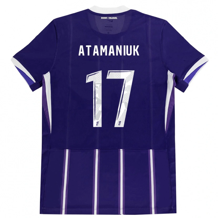 Danxen Kobiety Alexandra Atamaniuk #17 Fioletowy Biały Domowa Koszulka 2026/27 Koszulki Klubowe