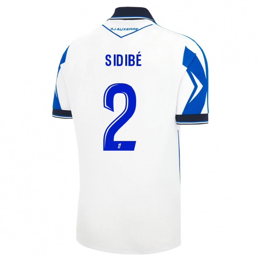 Danxen Kobiety Ismaël Sidibé #2 Czarny Biały Niebieski Domowa Koszulka 2026/27 Koszulki Klubowe