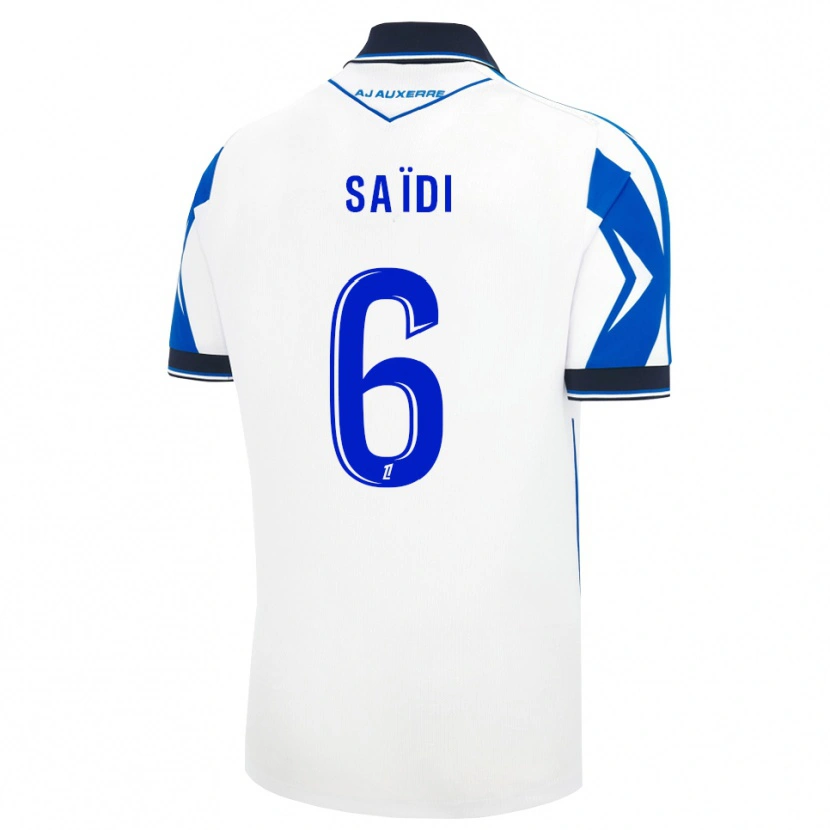 Danxen Kobiety Elyes Saïdi #6 Czarny Biały Niebieski Domowa Koszulka 2026/27 Koszulki Klubowe
