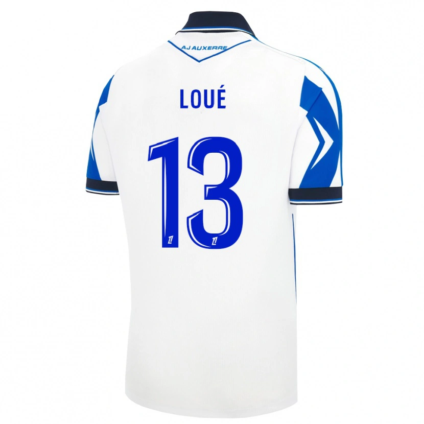 Danxen Kobiety Mathis-Tony Loué #13 Czarny Biały Niebieski Domowa Koszulka 2026/27 Koszulki Klubowe