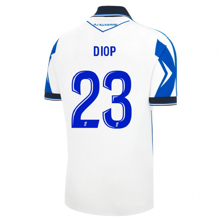 Danxen Kobiety Mamadou Diop #23 Czarny Biały Niebieski Domowa Koszulka 2026/27 Koszulki Klubowe