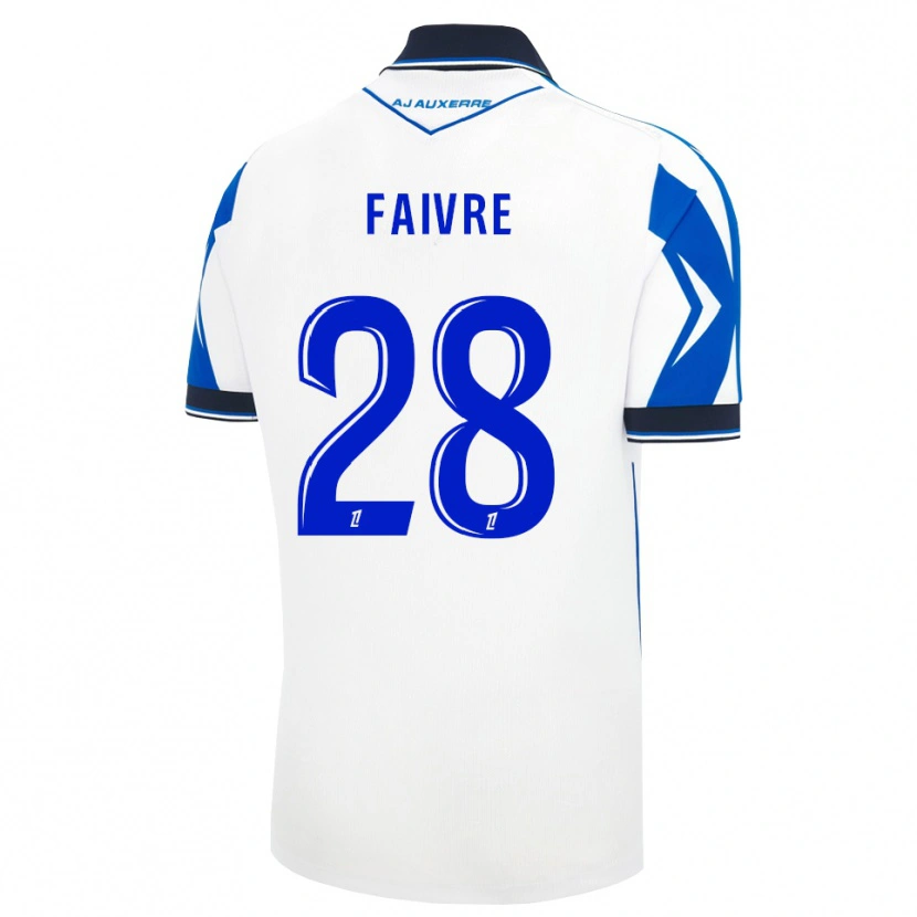 Danxen Kobiety Romain Faivre #28 Czarny Biały Niebieski Domowa Koszulka 2026/27 Koszulki Klubowe