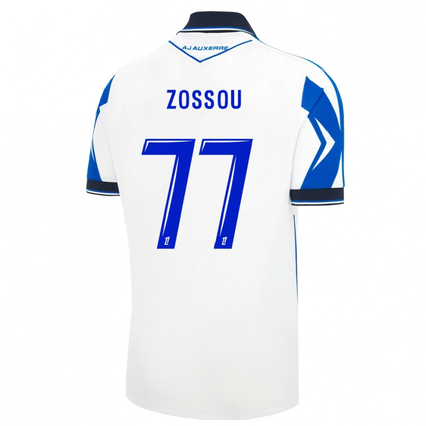 Danxen Kobiety Aristide Zossou #77 Czarny Biały Niebieski Domowa Koszulka 2026/27 Koszulki Klubowe