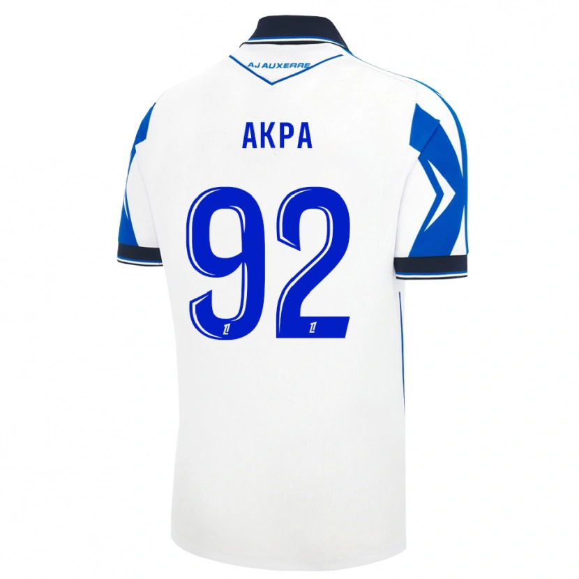 Danxen Kobiety Clément Akpa #92 Czarny Biały Niebieski Domowa Koszulka 2026/27 Koszulki Klubowe