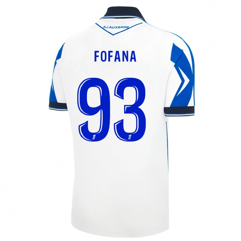 Danxen Kobiety Sékou Fofana #93 Czarny Biały Niebieski Domowa Koszulka 2026/27 Koszulki Klubowe