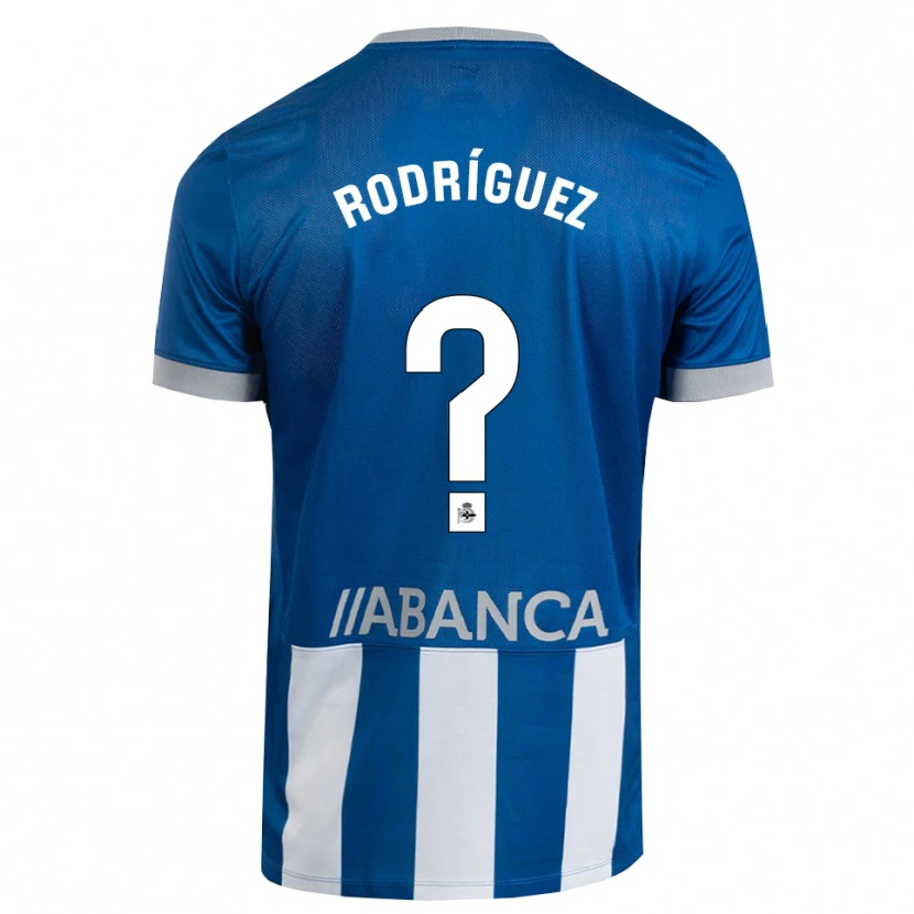 Danxen Kobiety Carlos Rodríguez #0 Niebieski Szary Biały Domowa Koszulka 2026/27 Koszulki Klubowe