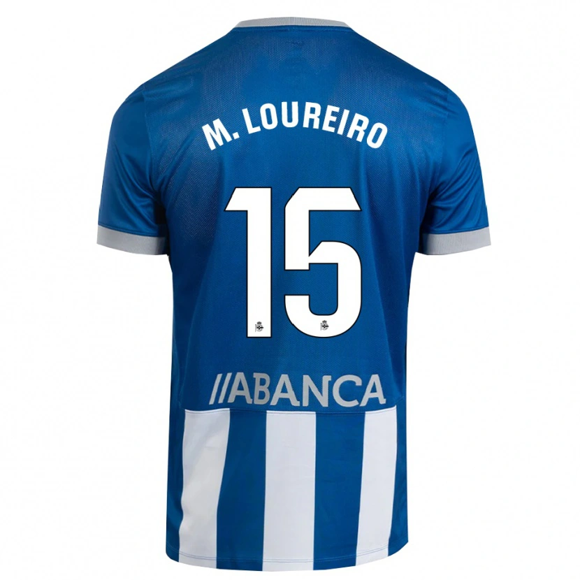 Danxen Kobiety Miguel Loureiro #15 Niebieski Szary Biały Domowa Koszulka 2026/27 Koszulki Klubowe