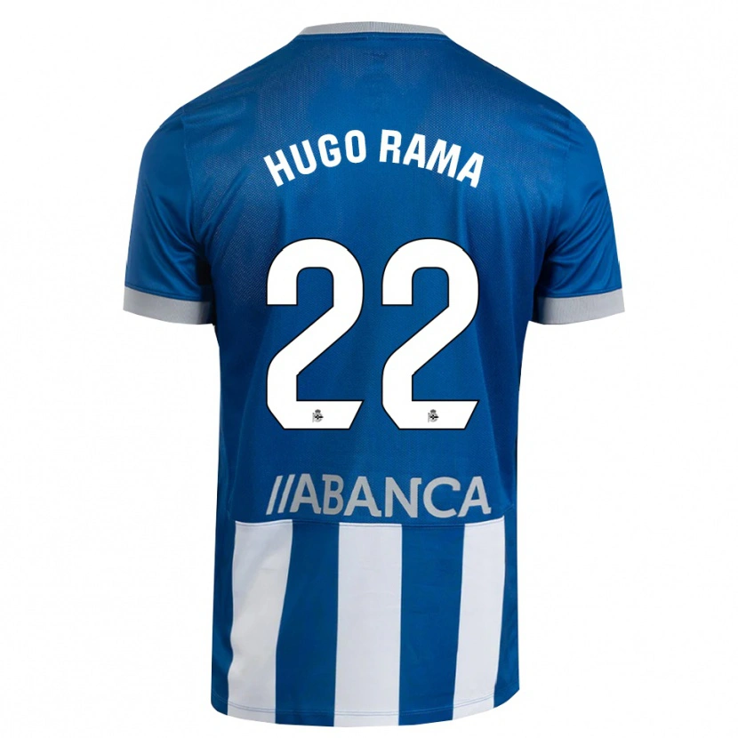 Danxen Kobiety Hugo Rama #22 Niebieski Szary Biały Domowa Koszulka 2026/27 Koszulki Klubowe