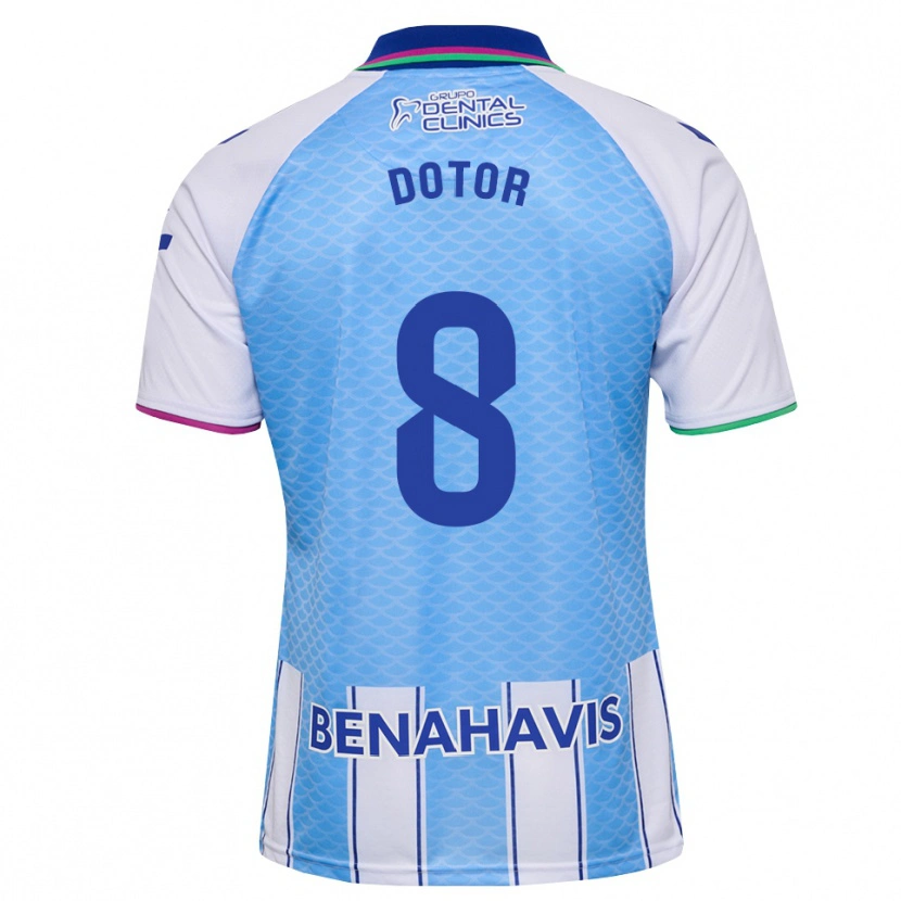 Danxen Kobiety Carlos Dotor #8 Głęboki Błękitny Biały Domowa Koszulka 2026/27 Koszulki Klubowe