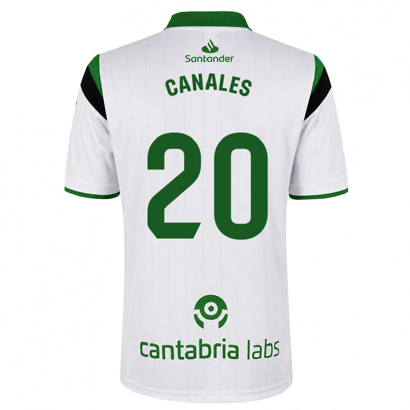 Danxen Kobiety Sergio Canales #20 Biały Zielony Czarny Domowa Koszulka 2026/27 Koszulki Klubowe