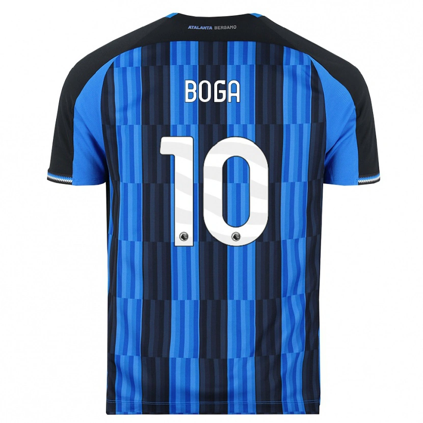Danxen Kobiety Jeremie Boga #10 Niebieski Czarny Czerwony Domowa Koszulka 2026/27 Koszulki Klubowe