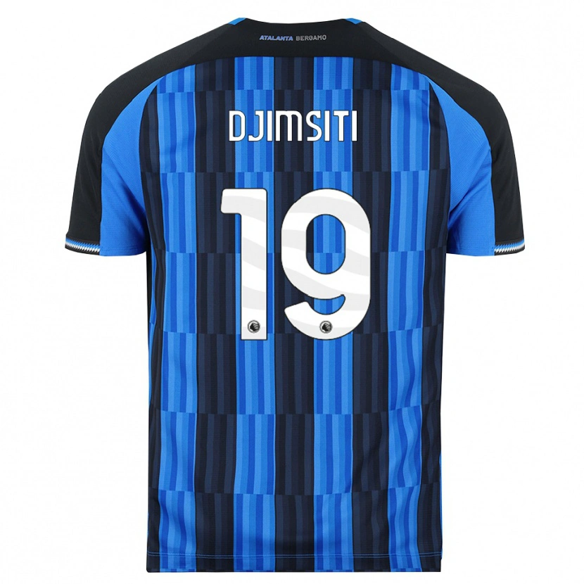 Danxen Kobiety Berat Djimsiti #19 Niebieski Czarny Czerwony Domowa Koszulka 2026/27 Koszulki Klubowe