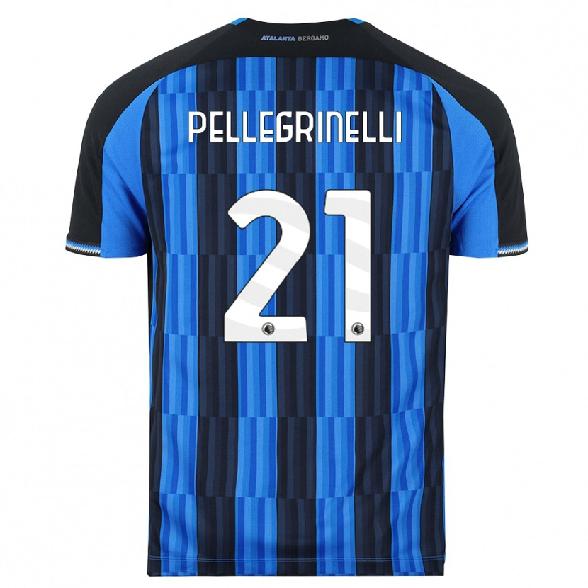 Danxen Kobiety Giorgia Pellegrinelli #21 Niebieski Czarny Czerwony Domowa Koszulka 2026/27 Koszulki Klubowe