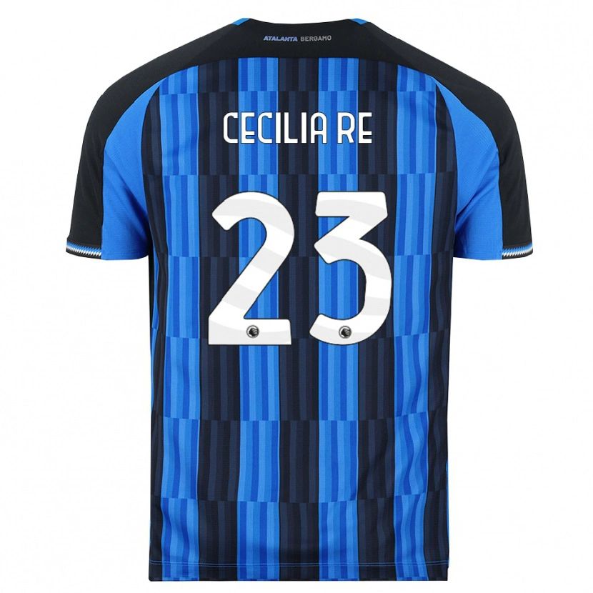 Danxen Kobiety Cecilia Re #23 Niebieski Czarny Czerwony Domowa Koszulka 2026/27 Koszulki Klubowe