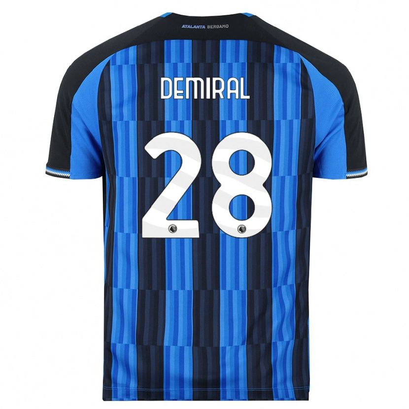 Danxen Kobiety Merih Demiral #28 Niebieski Czarny Czerwony Domowa Koszulka 2026/27 Koszulki Klubowe