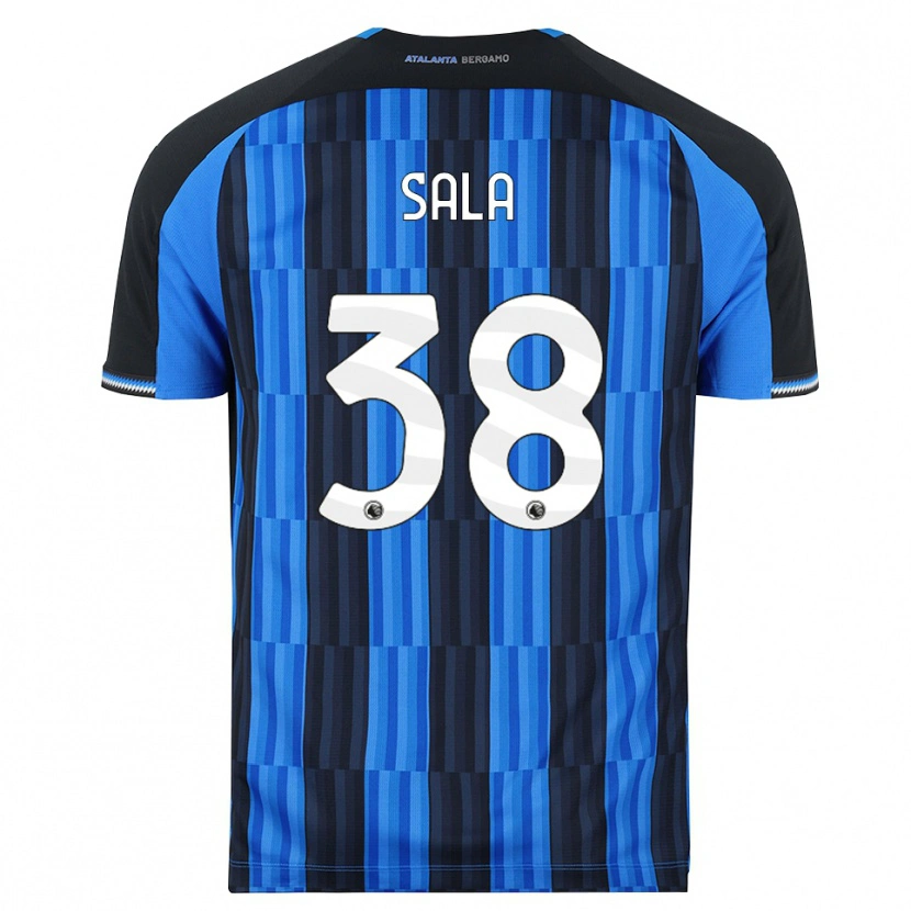 Danxen Kobiety Lorenzo Sala #38 Niebieski Czarny Czerwony Domowa Koszulka 2026/27 Koszulki Klubowe