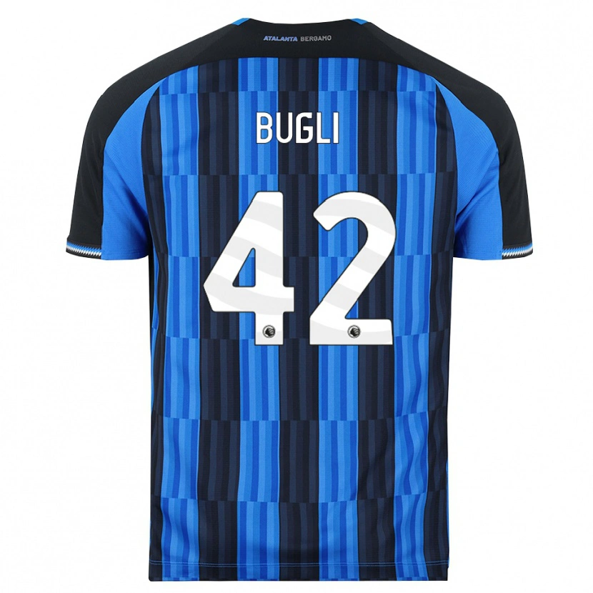 Danxen Kobiety Gabriel Bugli #42 Niebieski Czarny Czerwony Domowa Koszulka 2026/27 Koszulki Klubowe