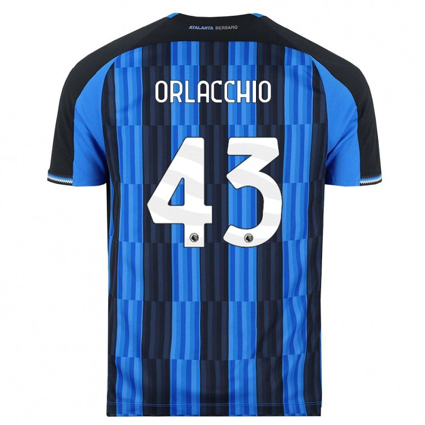 Danxen Kobiety Angelo Orlacchio #43 Niebieski Czarny Czerwony Domowa Koszulka 2026/27 Koszulki Klubowe