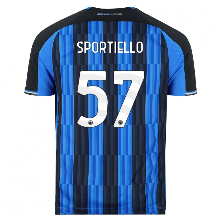 Danxen Kobiety Marco Sportiello #57 Niebieski Czarny Czerwony Domowa Koszulka 2026/27 Koszulki Klubowe