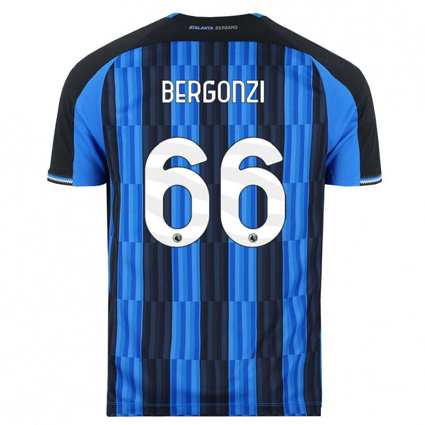 Danxen Kobiety Federico Bergonzi #66 Niebieski Czarny Czerwony Domowa Koszulka 2026/27 Koszulki Klubowe