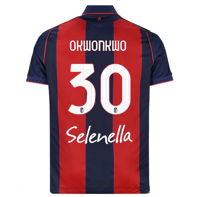Danxen Kobiety Orji Okwonkwo #30 Królewski Niebieski Czerwony Biały Domowa Koszulka 2026/27 Koszulki Klubowe