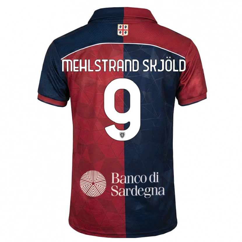 Danxen Kobiety William Mehlstrand Skjöld #9 Bordowy Królewski Niebieski Domowa Koszulka 2026/27 Koszulki Klubowe