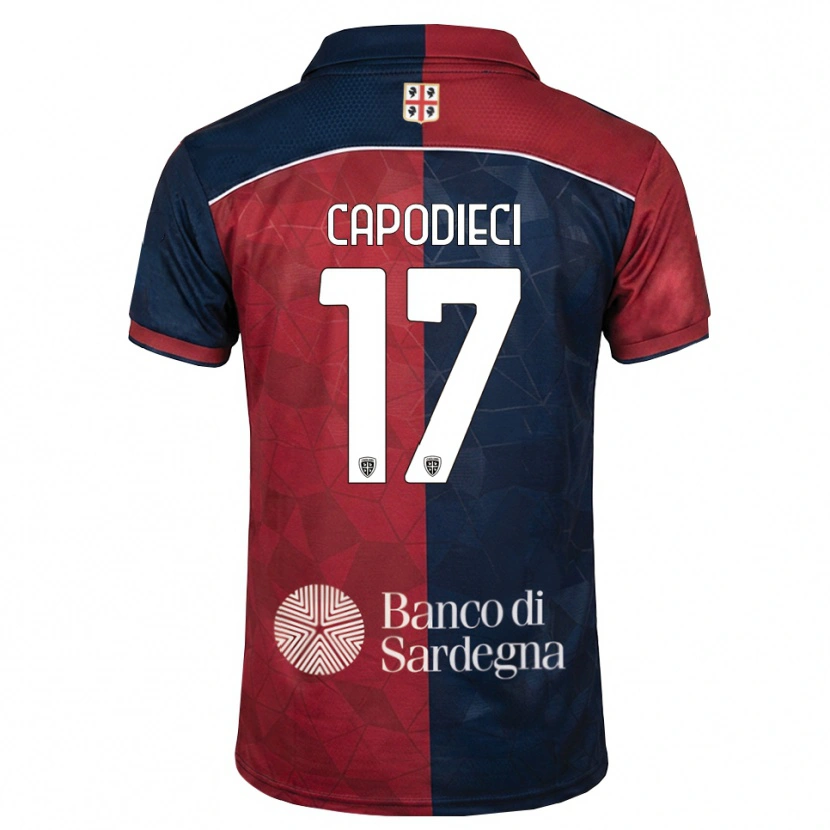 Danxen Kobiety Loris Capodieci #17 Bordowy Królewski Niebieski Domowa Koszulka 2026/27 Koszulki Klubowe